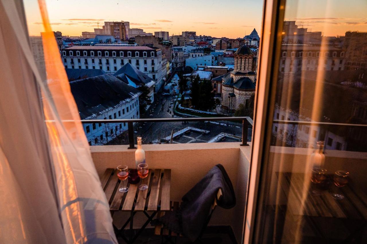 Amazing Terrace With View Of Old Town Appartamento Bucarest